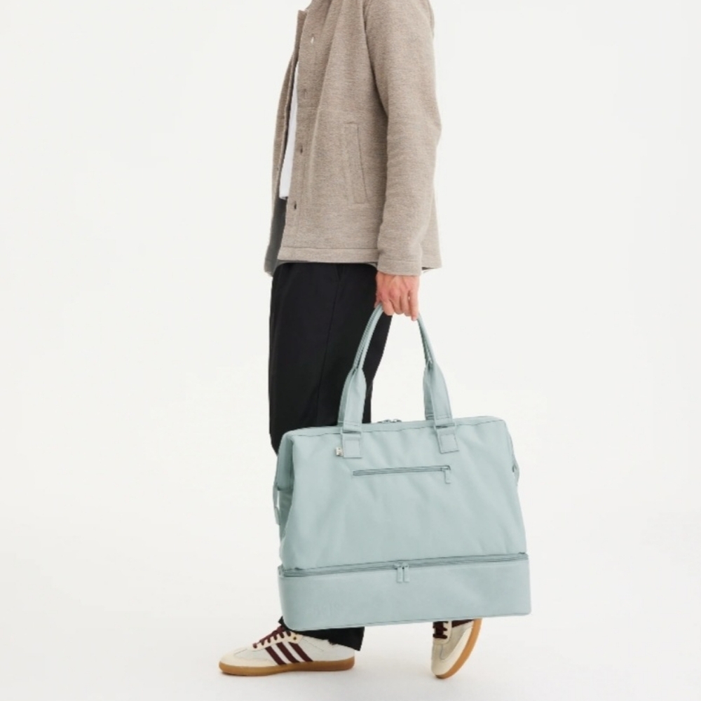 Beis bundle weekender and fanny pack in slate